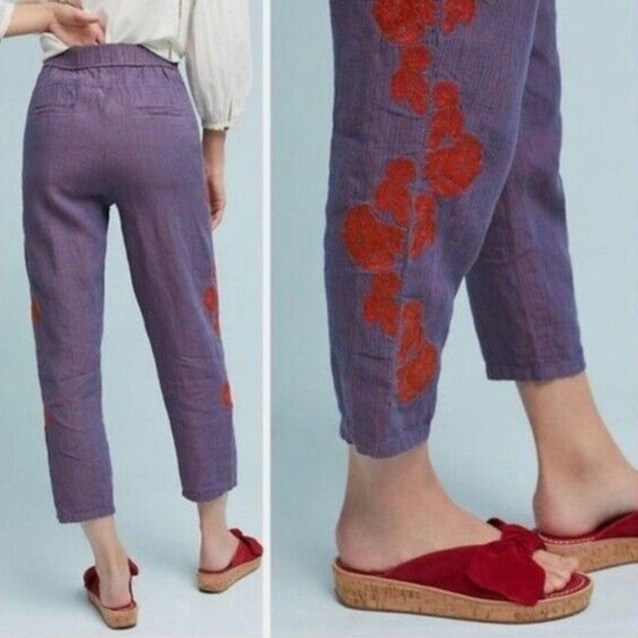 Anthropologie Linen Pants | Size Small | New w/o tags - Picture 1 of 6
